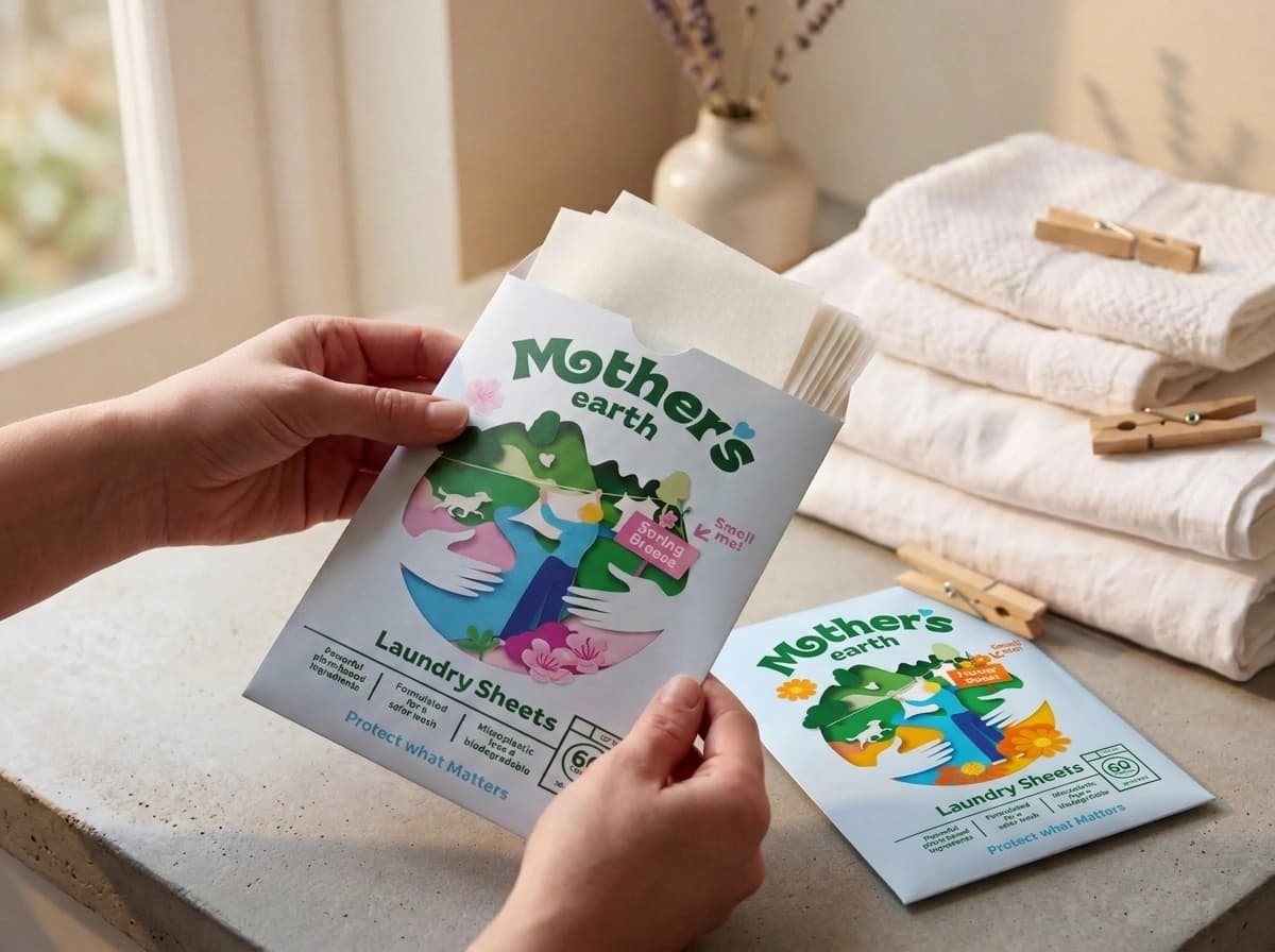 Mother's Earth Waschmittelblätter Flower Boost