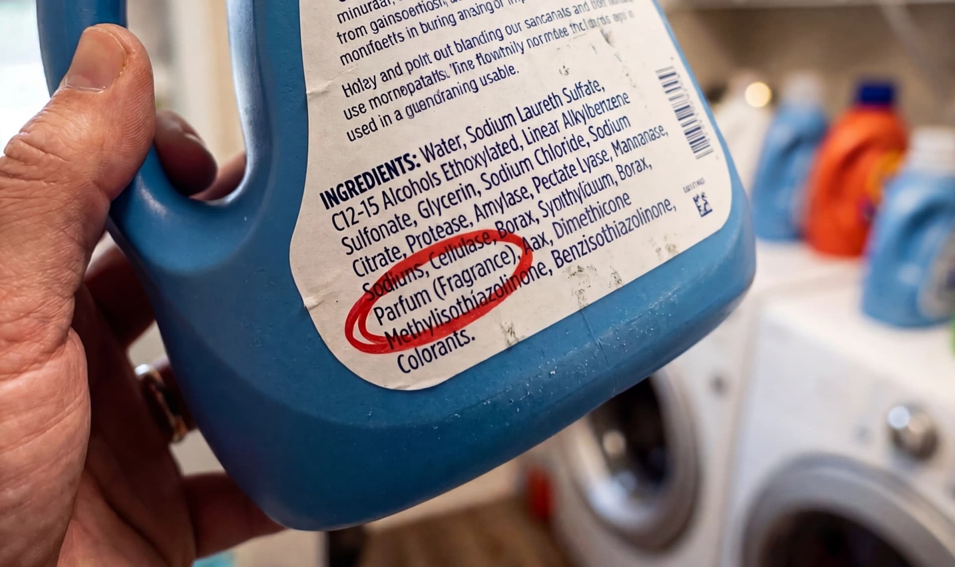 Waschmittel Inhaltsstoffe - Parfum nicht deklariert